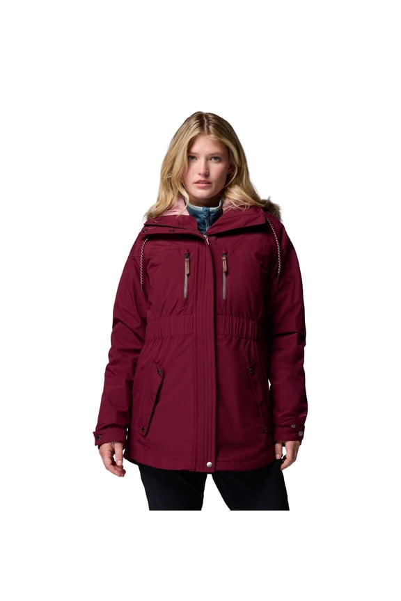 Payton Pass II Interchange Jacket for Ladies - Rich Wine - L