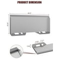 thumbnail image 3 of 1/2" Skid Steer Attachment Plate, Steel Skid Steer Mount Plate, 2000lbs, Universal Quick Attach Mount Plate Easy to Weld or Bolt to Different Accessories, 3 of 6