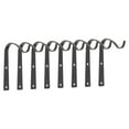 thumbnail image 3 of Gancho de pared para colgar plantas en forma de S, soporte colgante para maceta de plantas, cesta de flores, color negro, 8 Uds., 3 of 14
