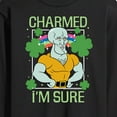 thumbnail image 3 of SpongeBob SquarePants - Charmed I'm Sure - Men's Long Sleeve T-Shirt, 3 of 6