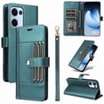 thumbnail image 3 of FOXDOCK Funda tipo Cartera para OPPO Reno 14 5G – Cubierta de Cuero PU con Múltiples Ranuras, Bolsillo para Efectivo y Correa de Muñeca, 3 of 6