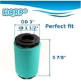 thumbnail image 2 of HQRP Air Filter with Foam Pre-Filter Compatible with Briggs & Stratton 793569, 793685, 4241, 5415, 5415K, 4260 for 20-21 HP 31E877 31M 31L 31Q 31S 33M series Engines, 2 of 7