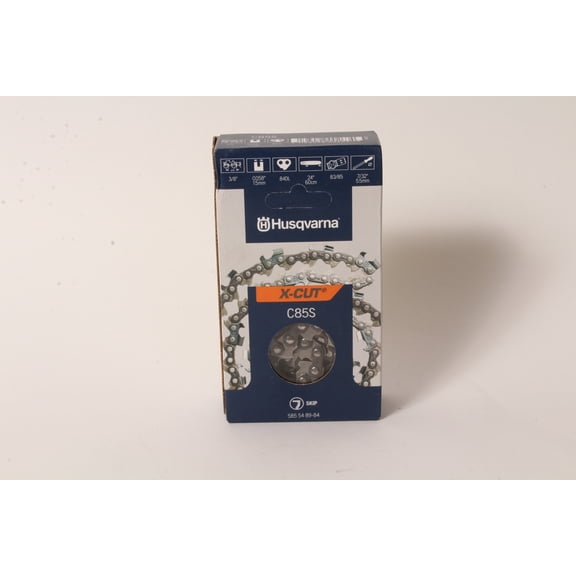 Genuine Husqvarna 585548984 24" 3/8" .058" X-Cut Chainsaw Chain Loop C85S Skip
