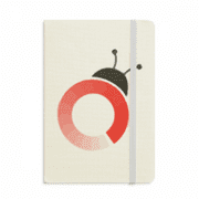 Body Antennae Ladybug Insects Notebook Official Fabric Hard Cover Classic Journal Diary