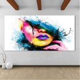 thumbnail image 2 of Modern Canvas Art Abstract Girl Wall Pictures Living Room Modular Print and Posters Home Decor, 2 of 6