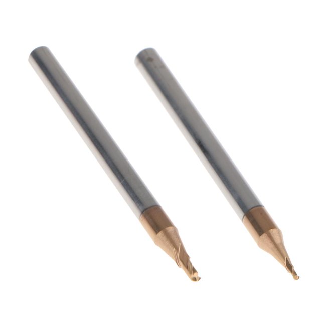 de fresado de extremo de 2 piezas, brocas de de extremo CNC de material acero de tungsteno para , aluminio, acero, broca Cola Herramienta de corte de fresado CNC