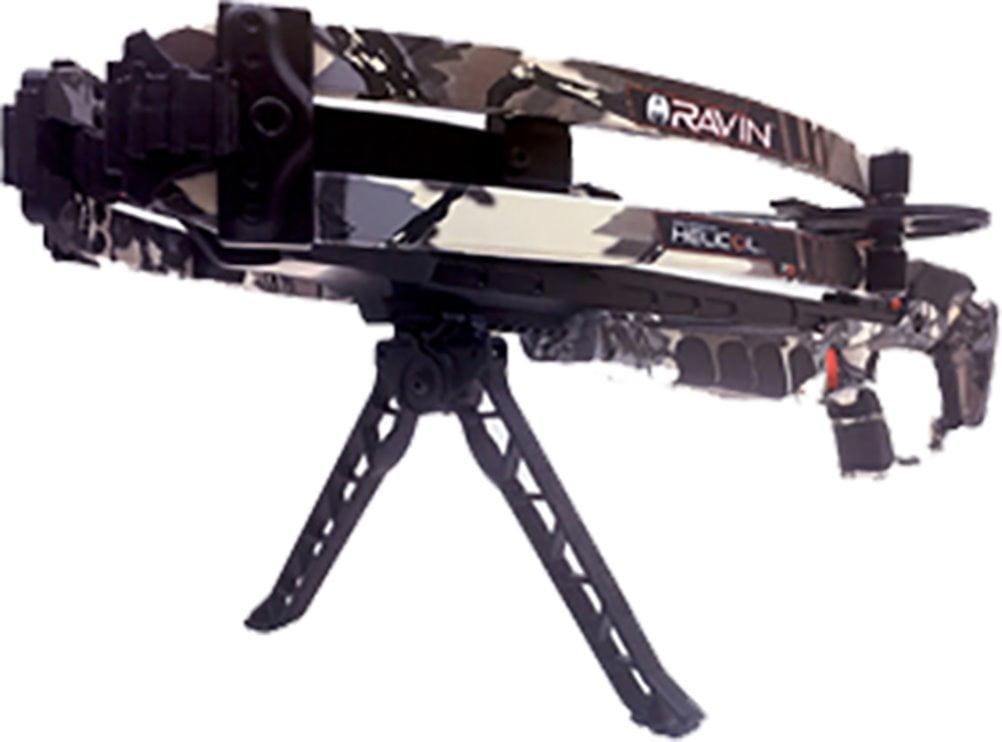 TacHeads Quick-Detach Crossbow Bipod, Black