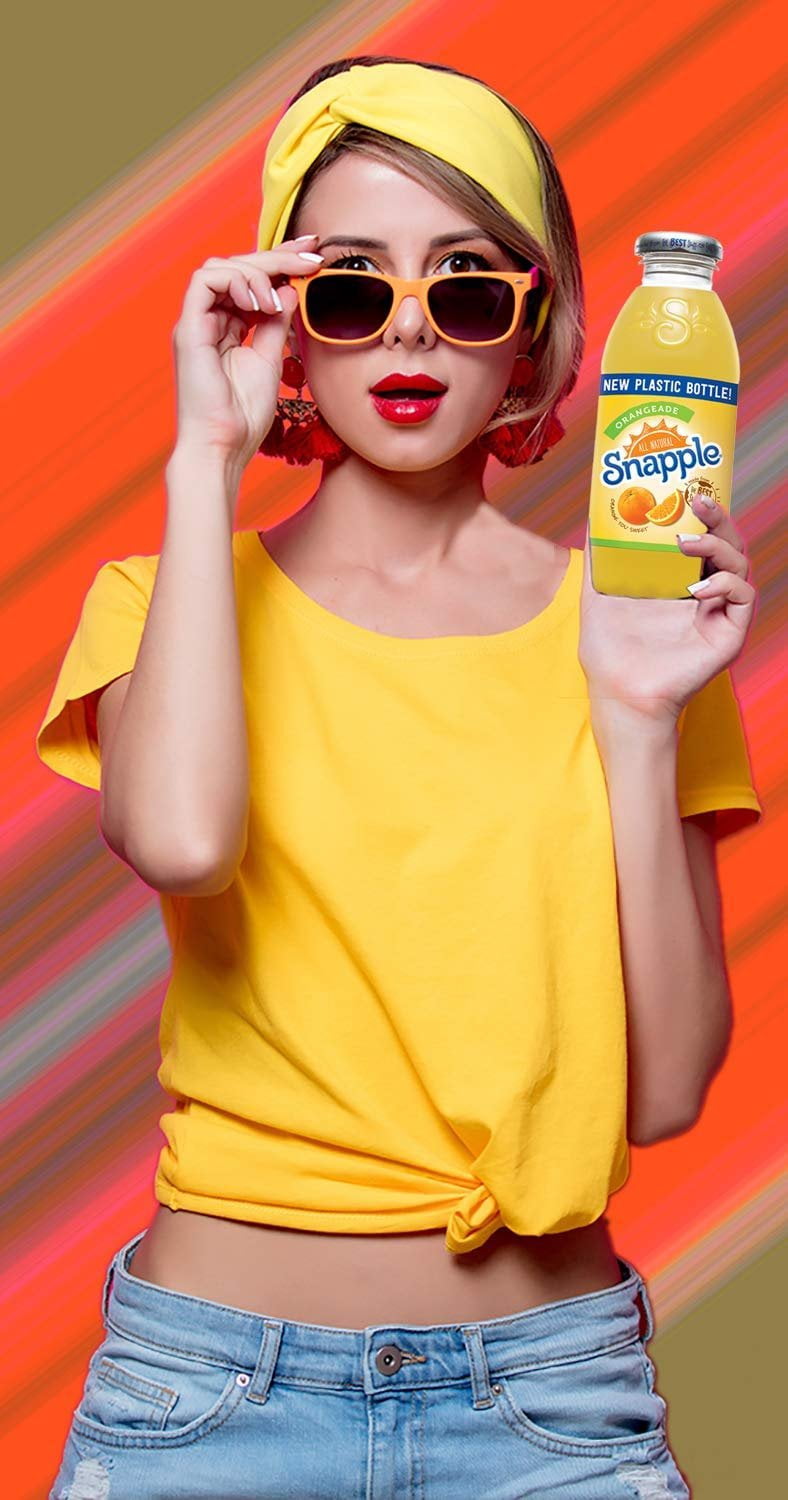 Snapple - Orangeade - 16 fl oz 24 Plastic Bottles