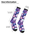 thumbnail image 2 of Salouo mushroom rainbow Skull cartoon Print Women's Men's Ankle Socks 1-pack Casual Athletic Socks for Unisex Adult Moisture-Wicking Socks for Daily Wear/Running/Sport, 2 of 8