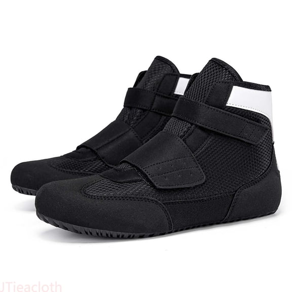 JTieacloth Youthful High Top Training Sneakers For Boys Rugged Grip Wrestling And Boxing Style Shoes For Competition And Practice Athletic Running Shoes,Sizes 1 Big Kid