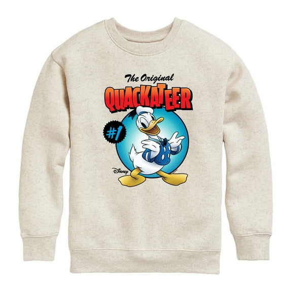 Disney - Quackateer - Toddler & Youth Crewneck Fleece Sweatshirt