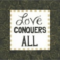thumbnail image 3 of Shamp, Cindy 15x15 Black Modern Framed Museum Art Print Titled - Love Conquers All, 3 of 5