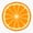 1pcs, variant on Orange Sliced Fruit Decor Art Tropical Style Vinyl Sticker