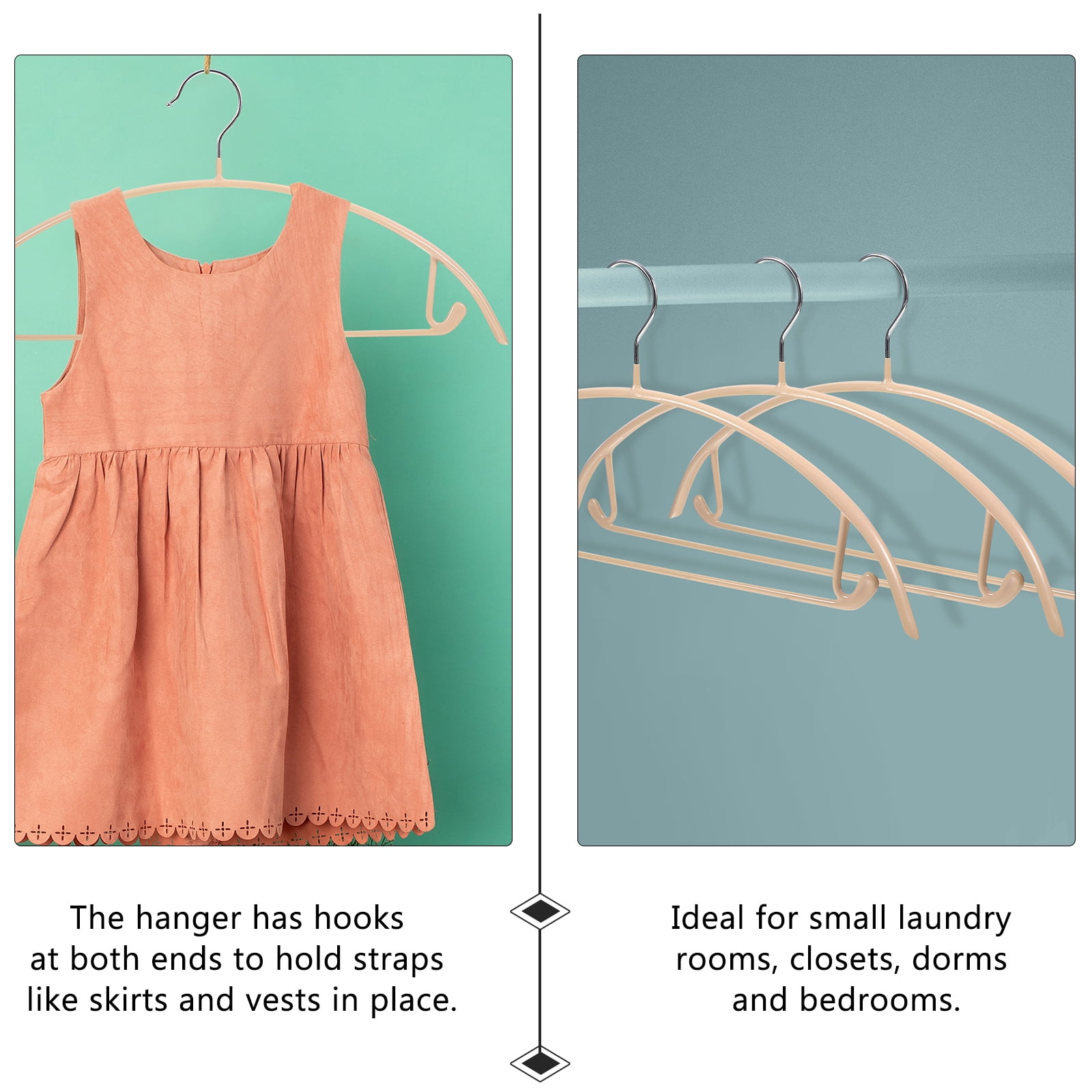 10Pcs Anti-Slip Clothes Hanger High Loan Bearing Coat Hanger Home Hanger