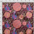 thumbnail image 4 of oneOone Cotton Flex Magenta Fabric Abstracts Diy Clothing Quilting Fabric Print Fabric By Yard 40 Inch Wide, 4 of 5