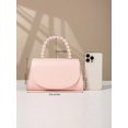 thumbnail image 5 of Women's Pink Pearl Handle Evening Clutch Purse, Elegant Bridal Party Handbag for Wedding, Prom and Banquet, 5 of 6