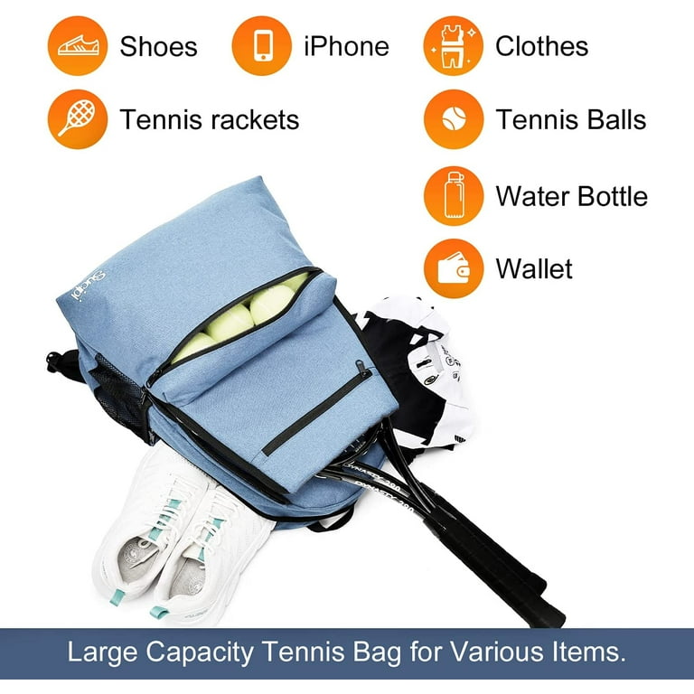 Tennis backpack hot sale with shoe compartment
