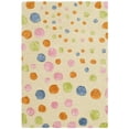 thumbnail image 7 of SAFAVIEH Soho Eric Polka Dots Wool Area Rug, Ivory/Multi, 6' x 6' Round, 7 of 7