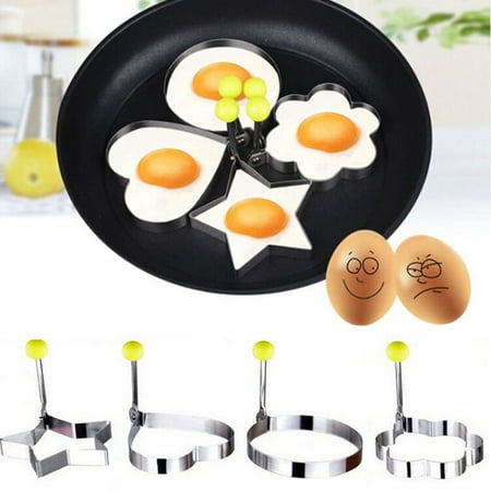 Egg Mold - Lovely Novelty Stainless Steel Fried Egg Shaper Ring Pancake Mould Cooking Tool