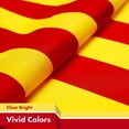 thumbnail image 4 of G128 2 Pack: South Vietnam South Vietnamese Flag | 3x5 Ft | LiteWeave Pro Series Printed 150D Polyester | Historical Flag, Vibrant Colors, Brass Grommets, Thicker and More Durable Than 100D 75D Poly, 4 of 6