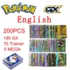thumbnail image 1 of Cartas de Pokémon de 100-200 piezas, juego de cartas coleccionables, Flash EX, GX, VMAX, juguete para niños, 1 of 6