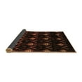 thumbnail image 2 of Ahgly Company Indoor Round Abstract Brown Modern Area Rugs, 6' Round, 2 of 4