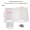 thumbnail image 3 of Transparent Acrylic Hard Drive Rack with 4-10 Bay Customization Options, DIY-Friendly Installation Kit Included, 5cm Thick Material for Enhanced Cooling & Stability, Multiple Size Variants Available, 3 of 7