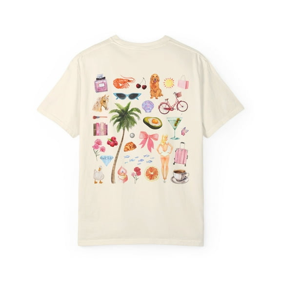 Soft Girl Summer T-Shirt | Girly Positive Comfort Colors TikTok quote Tee