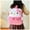 Pink KT, variant on Casual Backpack For Autumn And Winter Large Capacity Uniform Cute And Fashionable Backpack Gift