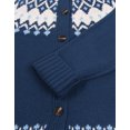 thumbnail image 4 of Fair Isle Sweaters Cardigans for Women Round Neck Fall Sweater Loose Casual Button Down Long Sleeve Open Front Knit Christmas Sweater S-XL Alsol Lamesa, 4 of 5