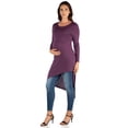 thumbnail image 2 of Maternity Long Sleeve Asymmetrical Tunic Top, 2 of 5