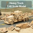 thumbnail image 7 of ROKR 3D Wooden Puzzle for Adults-Mechanical Car Model Kits-Brain Teaser Puzzles-Vehicle Building Kits-Unique Gift for Kids on Birthday/Christmas Day(1:40 Scale), 7 of 7