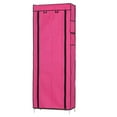 thumbnail image 2 of Winado 10 Layers 9 Grid Rose Red Non-Woven Shoe Cabinet, 2 of 11