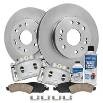 Detroit Axle - Front Disc Rotors Brake Calipers Ceramic Pads for Chevrolet Silverado GMC Sierra 1500 Tahoe Suburban Yukon XL Cadillac Escalade Avalanche Express Savana: 12.99" Rotor