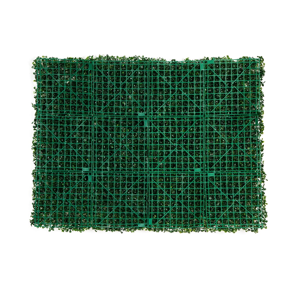(12 pack) Mainstays 10" x 10" Green Artificial Decorative Boxwood Plant Mat