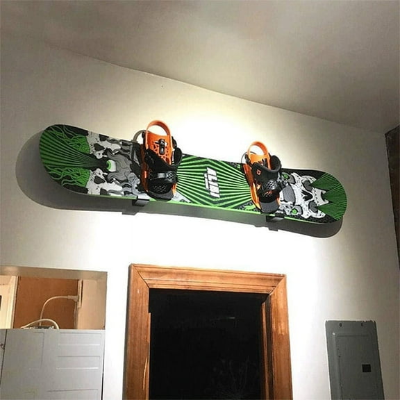 Minimalist Snowboard Display Rack, Wall Mount Storage Wall-Mount Surfboard Rack / Middle