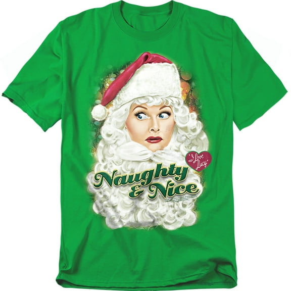 I Love Lucy T-Shirt Santa Unisex Graphic Tee For Men & Women
