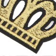 thumbnail image 3 of 10Pcs Crown Embroidered Patch Shading Blemishes Damage Golden DIY Crown Patch for Clothes Handbags Hats Pants, 3 of 3
