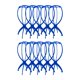 thumbnail image 1 of 10 Uds soporte para exhibición de sombreros modelo de soporte para cabeza estante de exhibición de estilo resistente portátil, estante de exhibición azul, 1 of 9