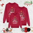 thumbnail image 2 of Fiaer Matching Family Christmas Sweatshirts Xmas Funny Plus Size Pullover Long Sleeve Holiday Loose Fit Trendy Tops Dad XL, 2 of 4