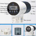 thumbnail image 2 of automatic aquarium food feeder, programmable fish food feeder, aquarium feeder, 2 of 5