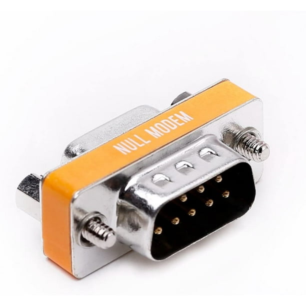 tør Hollywood fleksibel DB9 Null Modem Adapter Male to Female Slimline Data Transfer Serial Port  Adapter 10 Pack - Walmart.com