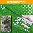 thumbnail image 2 of Hoe Weeding Artifact Root Weeding Tool Gardening Weeding Rake Manganese Steel Farm Tools Small Hoe Loose Soil Digging Wild Vegetables, 2 of 7