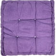 thumbnail image 2 of Nvzi Chair Cushions Outdoor Indoor Seat Cushion Thickened Bench Mat Durable Floor Pillow Winter Chair Pads for Bedroom Balcony Car Office Patio Sofa Travel Purple Square 16, 2 of 5