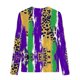 thumbnail image 4 of Blusas y camisas de manga larga con cuello redondo Camisas con estampados de manga larga Cuello redondo lindo Blusas casuales elegantes Ropa Camisas de cuello redondo Niña Top de poliéster, 4 of 5