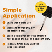 Nail Fungus Control Extra Strength 30ml, Organic Antifungal Restores Cracked, Dry, Damaged Nails, Value Size