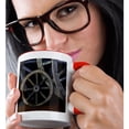 thumbnail image 2 of 3dRose, Rustic wagon wheels on movie set, Cuba, 15oz Two-Tone Red Mug, 2 of 7