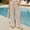 Brown plus size wide leg palazzo pants a1, variant on Women Plus Size Striped Wide Leg Palazzo Pants Elastic Waist with Pockets Casual Beach Vacation Long Trousers Lounge Summer Trousers, Pink M