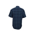 thumbnail image 3 of Camisa George Para Hombre Cuadros Grandes Manga Corta Talla M Azul con Negro, 3 of 3
