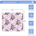 thumbnail image 4 of GZHJMY 2PCS Eiffel Tower Towels Cotton Washcloths Set,Quick Drying & Absorbent Soft Bathroom Hand Towel Lightweight & Portable Fingertip Towel, 4 of 7